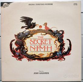 RARO 1a e. vinile The Secret of NIMH Goldsmith NM+
