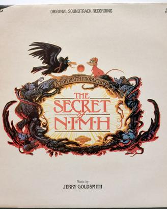 RARO 1a e. vinile The Secret of NIMH Goldsmith NM+