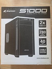 Case Sharkoon S1000 Black sigillato