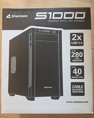 Case Sharkoon S1000 Black sigillato