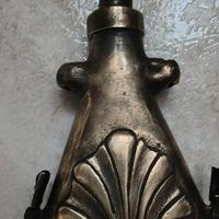 Antica fiaschetta polvere da sparo del XIX secolo 