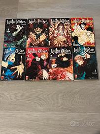 Manga jujutsu kaisen volumi 1-8