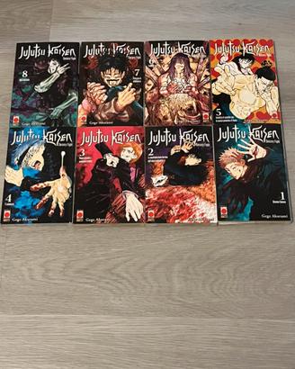 Manga jujutsu kaisen volumi 1-8