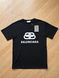 maglietta balenciaga nera taglia s