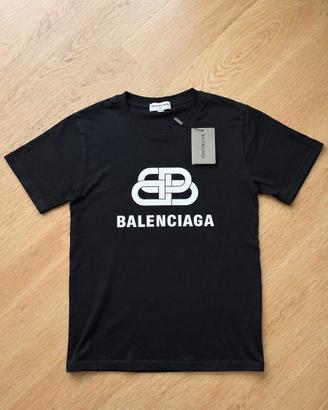 maglietta balenciaga nera taglia s