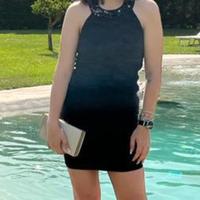 Vestito elegante tubino plissettato tg.42- Motivi