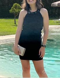 Vestito elegante tubino plissettato tg.42- Motivi