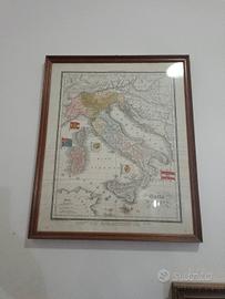 carta geografica antica 