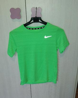 Maglia Nike bambino verde fluo taglia 137-147 cm