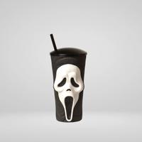 Ghosface viso bicchiere da collezione.
