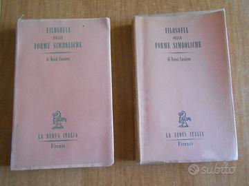Cassirer - Filosofia forme simboliche - 2 volumi