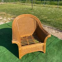 Poltrona in midollino