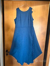 Abito blu a righe Edas Marilyn taglia L