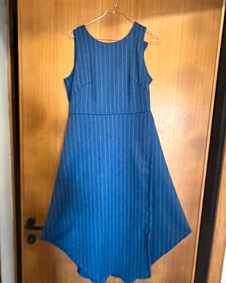 Abito blu a righe Edas Marilyn taglia L