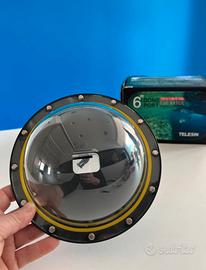 Dome Port 6" Telesin per GoPro Hero 5/6/7