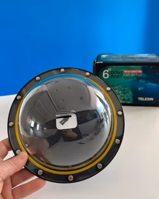 Dome Port 6" Telesin per GoPro Hero 5/6/7