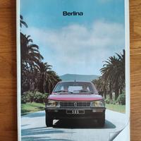 Peugeot 505 Depliant 1983