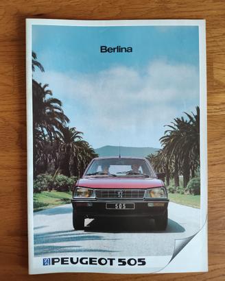 Peugeot 505 Depliant 1983
