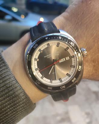 Hamilton Pan Europ Day Date Auto 