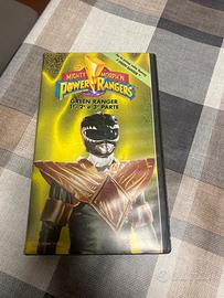 Videocassetta Power Rangers green ranger