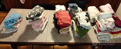 stock 107pz. bambina da 3-6 a 18 mesi