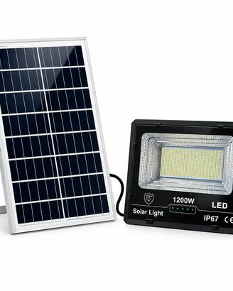 Faro CON PANNELLO SOLARE 1200W