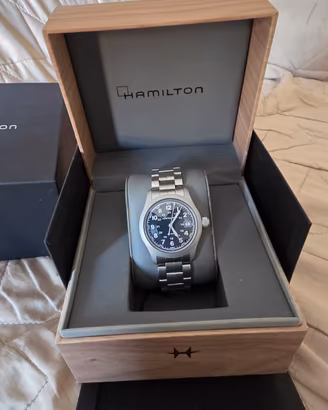 Hamilton Khaki Field Quartz 38mm con garanzia 22 m