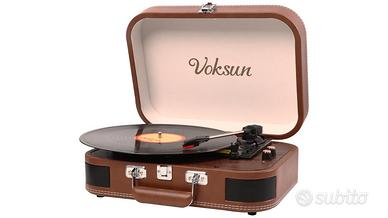 giradischi portatile volksun