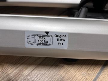 Barre portatutto BMW originali con 3 portabici