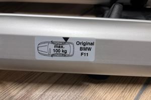 Barre portatutto BMW originali con 3 portabici