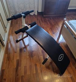 Panca palestra nera SPORT – regolabile