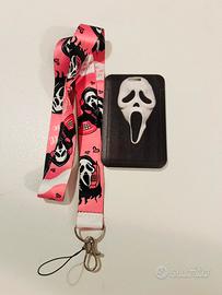 Set Scream Ghostface - Porta Badge Rigido