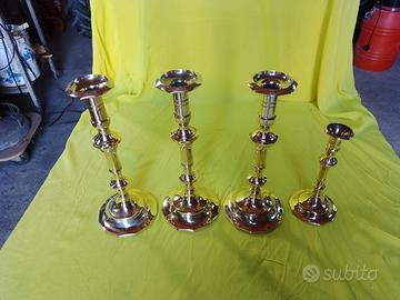 Candelabri in ottone
