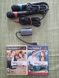 Giochi ps2 Singstar con due microfoni