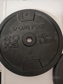 Dischi e bilanciere decathlon 