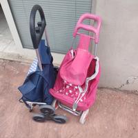 2 carrelli per la spesa