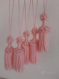 set 5 nappine nappe tripolino rosa 