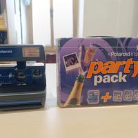 Polaroid 636 istant camera party pack come nuova