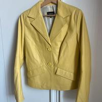 blazer in vera pelle