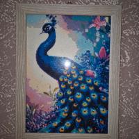 diamond painting "pavone"