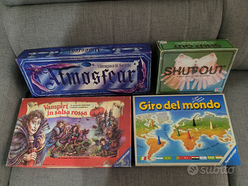 Giochi in scatola vintage Atmosfear ,Vampiri ecc