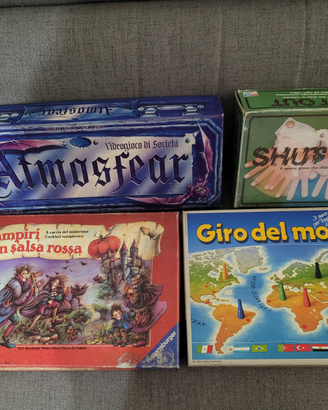 Giochi in scatola vintage Atmosfear ,Vampiri ecc