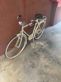 Bici Atala città da uomo vintage color crema