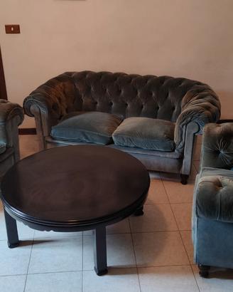 Salotto Antico - Poltrone e Divano Frau in Velluto