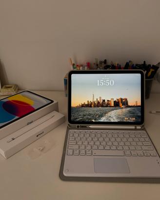 iPad 10ª gen 64 GB+ Apple Pencil + Tastiera | Kit