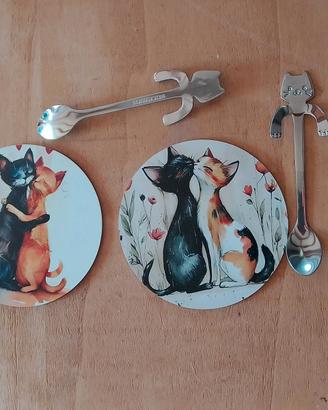 Set gattini colazione per 2