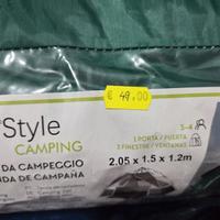 Tenda da campeggio (x2) + materasso da campeggiox2