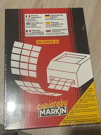 etichette per stampante laser o INK-JET