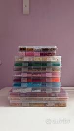 12 set di perline di vetro