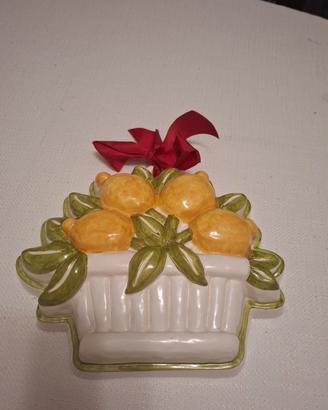 Formella grande con i limoni da appendere 